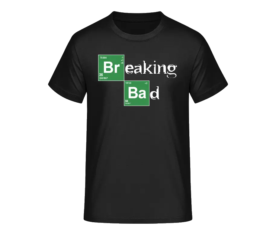 T-SHIRT - BREAKING BAD (XS, Noir)