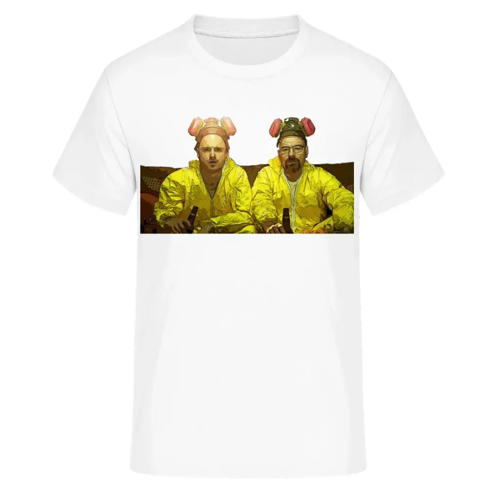 T-SHIRT - BREAKING BAD - CANAP (XS, Blanc, Homme)